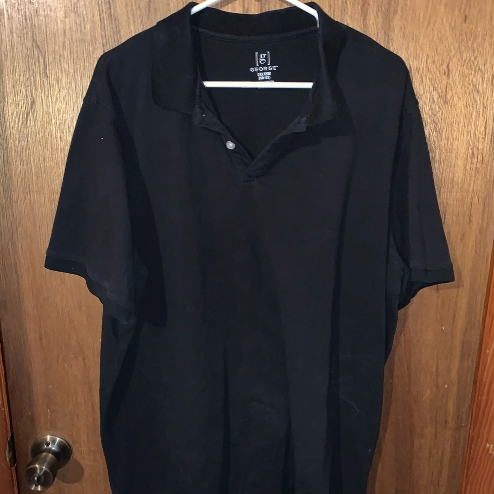 Men’s George Black polo shirt